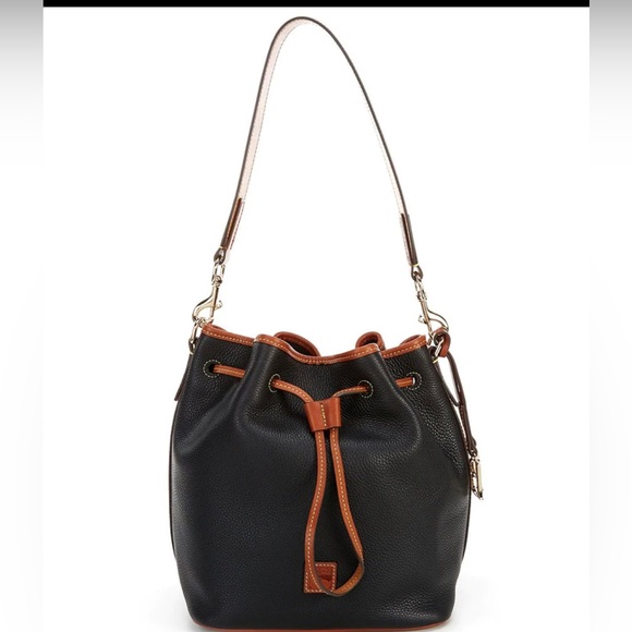 Pebble Collection by Dooney & Bourke Drawstring Bucket Bag. Like New. - Picture 3 of 14